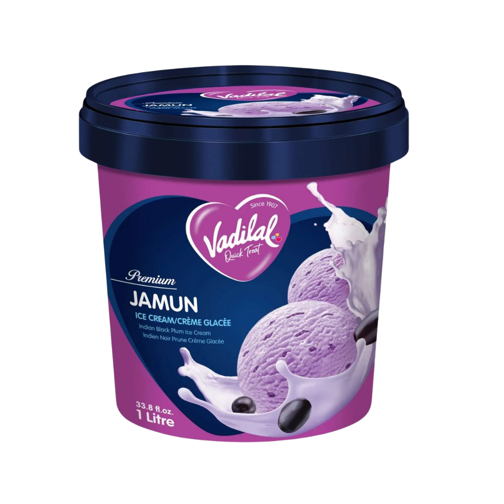 Vadilal Jamun Ice Cream 1 ltr buy online USA - 1